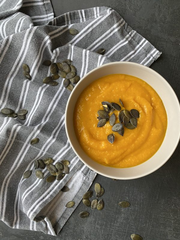 zupa krem z dyni, zdrowy przepis, zdrowe jedzenie, dieta, odchudzanie